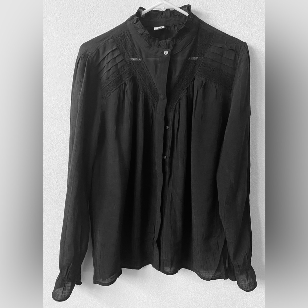 Gap Elegant Black Women's Top L